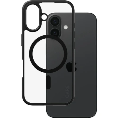 Afbeelding van PanzerGlass Hoesje Geschikt voor iPhone 16 CARE Flagship Case MagSafe Zwart