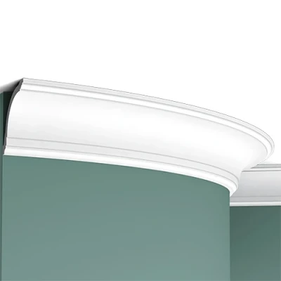 Afbeelding van Kroonlijst Orac Decor CX199F AXXENT Sierlijst flexibel Lijstwerk tijdeloos klassieke stijl wit 2 m