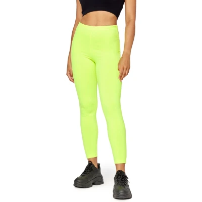 Afbeelding van Bellivalini Dames Leggings Sport Neon Vrijetijdsbroek Lang Polyester BLV BLV50 295 LE Geel M