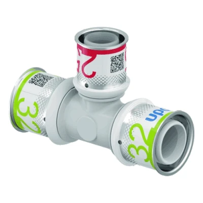Afbeelding van Uponor T Stuk Ø32x25x32mm kunststof 1039961