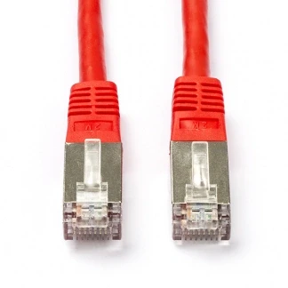 Afbeelding van Netwerkkabel Cat5e S/FTP 2 meter (100% koper, Rood)