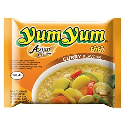 Image de Yum Nouilles Instantanées Curry 30 x 60 g