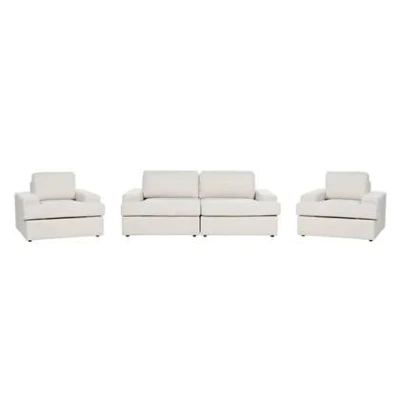 Afbeelding van Beliani ALLA Bankenset 5 zits Lichtbeige Polyester