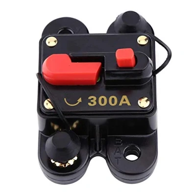 Afbeelding van Walfront Stroomonderbreker 12V 24V DC voor auto, boot, fiets, stereo audio stroomonderbreker, reset, zekering 80A 300A (300A)