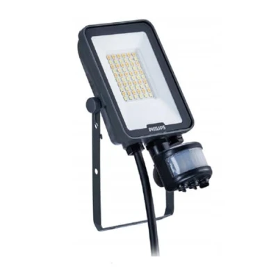 Afbeelding van Philips LED Breedstraler Ledinaire BVP167 20W 2400lm 110D 830 865 CCT IP65 Bewegings En Lichtsensor Symmetrisch