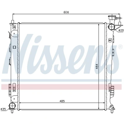 Afbeelding van Nissens Radiateur 67517