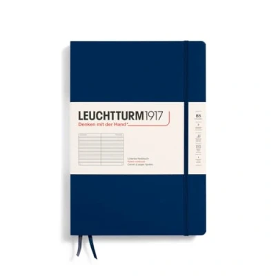 Afbeelding van Leuchtturm 1917 Hardcover B5 18 x 25.5 cm Notitieboek Marine Lijn