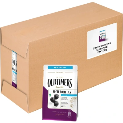 Afbeelding van Oldtimers Bolletjes Zoet 12x100g