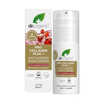 Afbeelding van Dr. Organic Pro Colágeno Plus+ anti envejecimiento crème met dragonbloed 50 ml