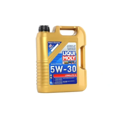 Afbeelding van Liqui Moly Longlife Iii 5W 30 5L Motorolie 20647 BMW: 3 GT, Saloon, 5 VOLKSWAGEN: Jetta 4, Golf 7, Polo V Hatchback, AUDI: A3 Sportback