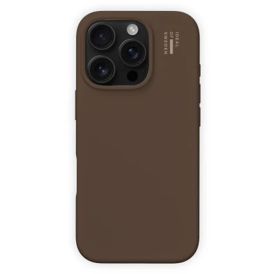Afbeelding van iDeal of Sweden Silicone Case met MagSafe voor de Apple iPhone 16 Pro Mocha Mousse
