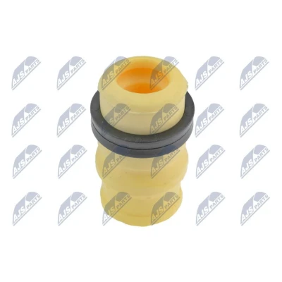 Afbeelding van NTY AB VW 003 Aanslagrubber, vering Vooras, Vooras links, rechts VOLKSWAGEN: Caddy 3, GOLF 6, Touran I, SKODA: Octavia 2 Combi