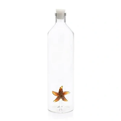 Afbeelding van Balvi starfish glazen waterfles 1,2 L