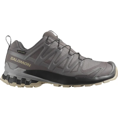 Afbeelding van Salomon XA PRO 3D V9 Trail hardloopschoenen, Heren, Maat: 37 1/3, Plum kitten/black/gull Textiel/ synthetisch