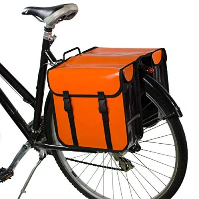 Afbeelding van BikyBag Classic CW Dubbele waterdichte fietstas, winkelen, oranje