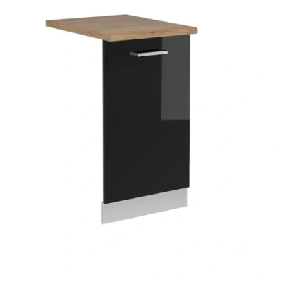 Afbeelding van Vicco R Line Noir brillant, 45 cm, chêne AP