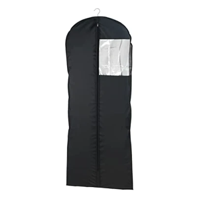 Afbeelding van WENKO Kledinghoes Deep Black opvouwbaar, polyethyleen, 60 x 150 cm, zwart