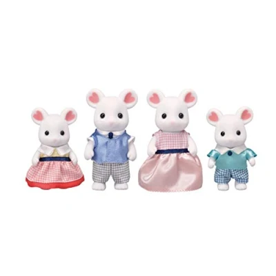 Image de Playset Sylvanian Families 5308 La famille souris marshmallow