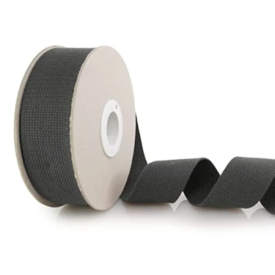 Afbeelding van Trimz Robuuste katoenen riem, antraciet, 25 mm x 5 m