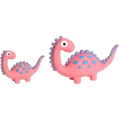 Afbeelding van Flamingo Puga Speelgoed Honden Hs Latex Dino Roze S 4,3x15x10cm 1st 138556