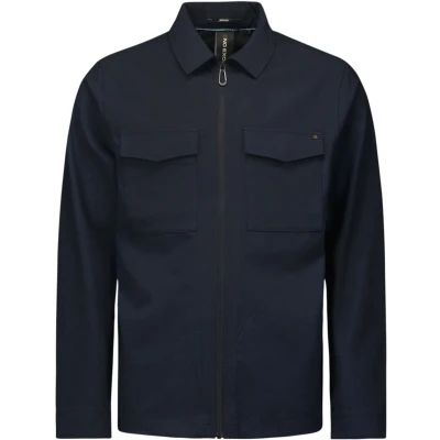 Afbeelding van No Excess Overshirt Zip Marine XXL