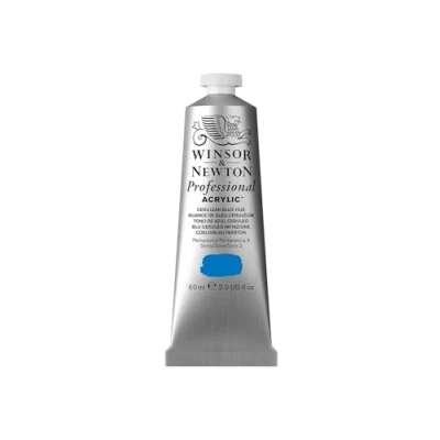 Afbeelding van Winsor &amp; Newton Professional Acrylverf, Tube 60 ml, 139 Ceruleumblauw