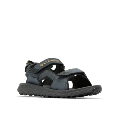 Afbeelding van Columbia Konos Hiker 3 Strap Outdoorsandalen, Heren, Maat: 42, Graphite/black Leer/ synthetisch