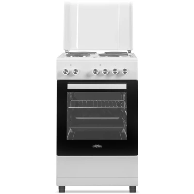 Afbeelding van Everglades EVCK5100 Vrijstaand Elektrisch Fornuis 4 Kookzones Oven: 48 Liter 50 CM 5 Jaar Garantie