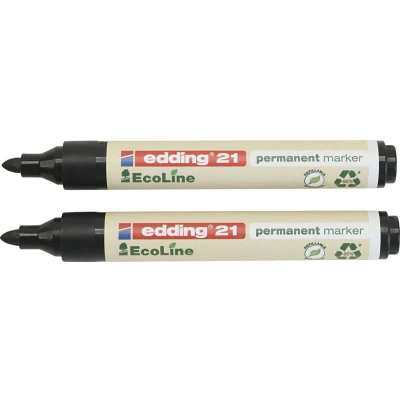 Afbeelding van Edding permanent marker Ecoline e 21 zwart