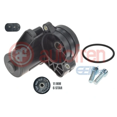 Afbeelding van AUTOFREN SEINSA DEPB001 Regelelement, handrem, remzadel AUDI: A3 Sportback
