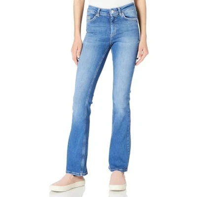 Image de Only Cowboy Femme, Bleu (Medium Blue Denim), L / 32L
