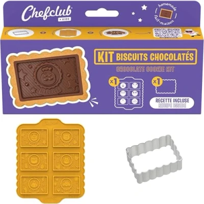 Afbeelding van Chefclub Network 2BAKE936 Set chocoladekoekjes