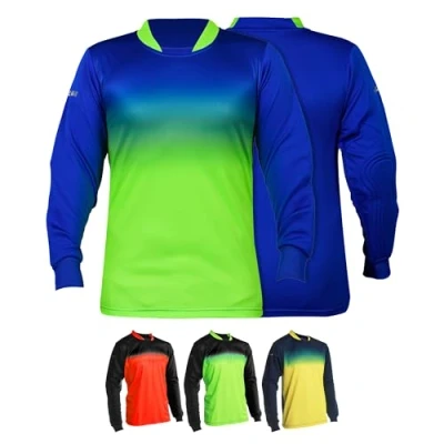 Afbeelding van VIZARI Vallejo Keepersshirt Voetbalshirt voor Dames, Heren &amp; Kinderen Elleboogkussens Ademend Optimale Bescherming