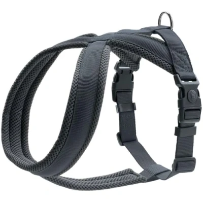 Afbeelding van Hondentuigje Hunter London Comfort 52 62 cm Antraciet Maat S/M