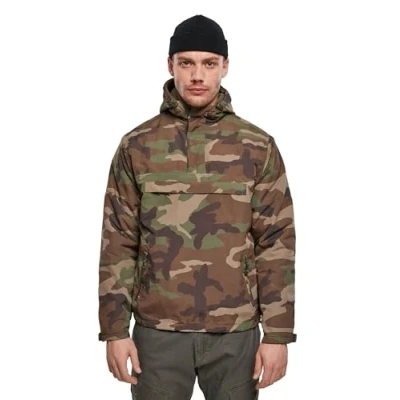 Afbeelding van Brandit Windjack, Heren, Maat: 4XL, Olive camo