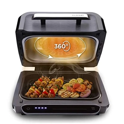 Afbeelding van SOGO Human Technology Tafelgrill 1700 W max. Oververhittingsbeveiliging, Timerfunctie, Traploze temperatuurregeling, BPA vrij Zwart, RVS