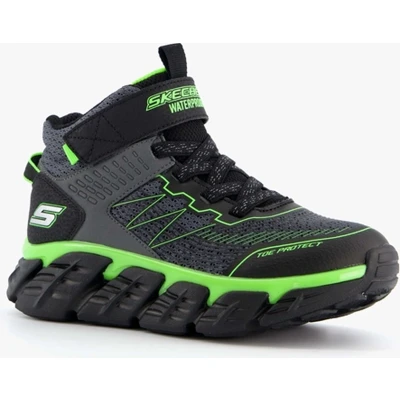 Afbeelding van Skechers Babyschoenen voor kinderen, Maat: 32, Charcoal black lime Textiel/ synthetisch