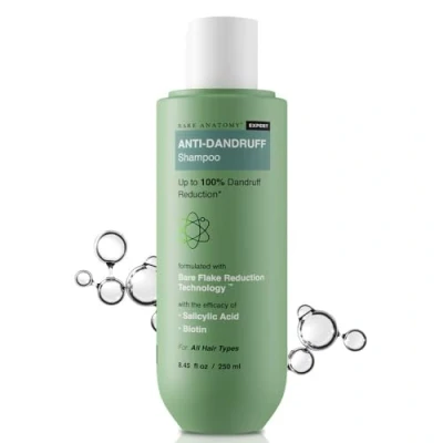Afbeelding van Bare Anatomy Expert Anti Dandruff Shampoo Targets Oily Scalp and Sheds Dry Flakes Clears Away Relieves from Overmatige Oil 250 ml