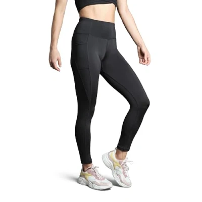 Afbeelding van DANISH ENDURANCE Workout Leggings, voor Dames, Hoge Taille, met Zak, Zwart, XL