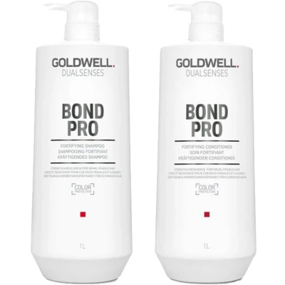 Afbeelding van Goldwell Dualsenses Bond Pro Fortifying Shampoo 1000ml + Conditioner bundel/set/pakket