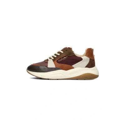 Afbeelding van Fred de la Bretoniere Dames Sneakers Flame Gaia Combi Rood Maat 42
