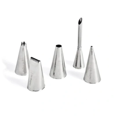 Image de Lot de 5 douilles inox assorties pour poche a dresser buyer