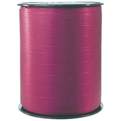 Afbeelding van Clairefontaine 601582C Lint, mat, 250 x 10 mm, bordeauxrood, decoratief cadeaulint, DIY, geschenkverpakking