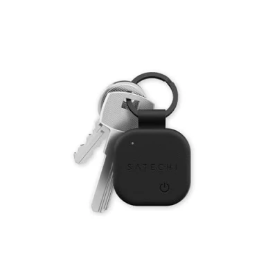Afbeelding van SATECHI FindAll Slimme brillenhoes, compatibel met Apple Find My, opvouwbare en draagbare tas geluidsalarm, draadloos opladen, voor alle soorten brillen XR/AR modellen, zwart