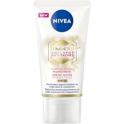 Afbeelding van NIVEA Luminous 630 Handcrème (1 x 50 ml), anti pigmentvlekkencrème voor de handen, aging handverzorging, hydraterend, SPF 15