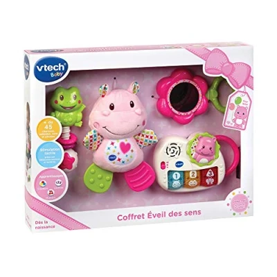 Image de Coffret naissance Vtech Baby Eveil des sens Rose