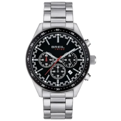 Afbeelding van Breil Fast Collection polshorloge, analoge wijzerplaat, chronokwarts uurwerk en stalen armband voor heren