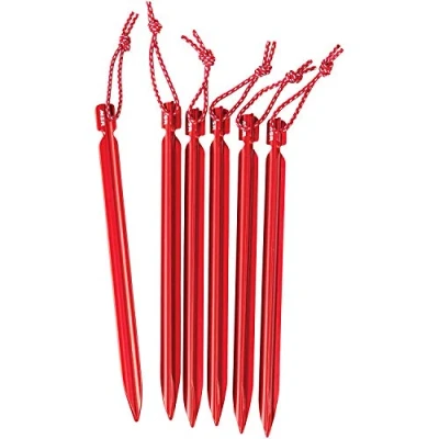 Afbeelding van MSR Groundhog Tentharing, uniseks, 15,2 cm, rood