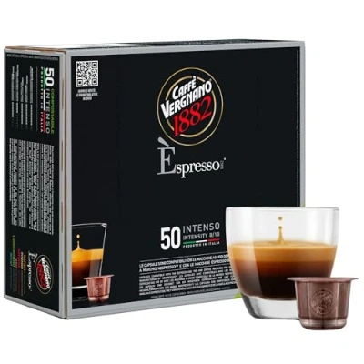 Image de Èspresso capsules Café Compatibles Nespresso et Compostables, Intenso 1 boîte de 50
