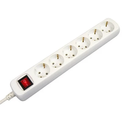 Afbeelding van Tafelcontactdoos 6V + RA 3 meter 3x1.5mm schakelaar